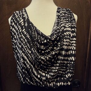 Valerie Bertinelli Black & White Dress NWT